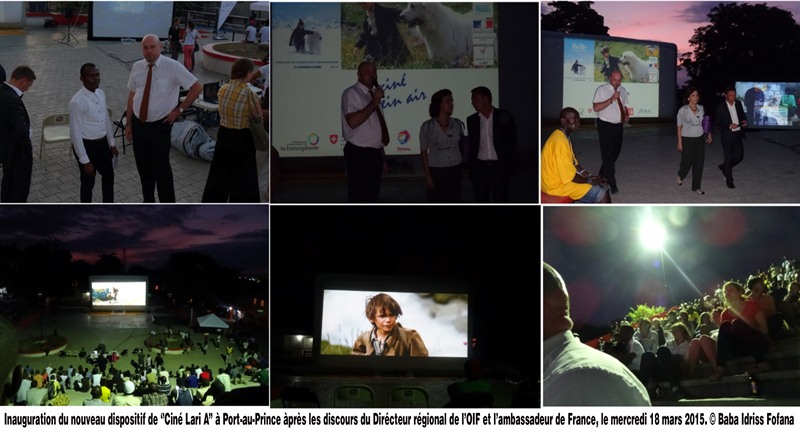 Inauguration nvo dispositif -Ciné Lari A-Haiti 2015