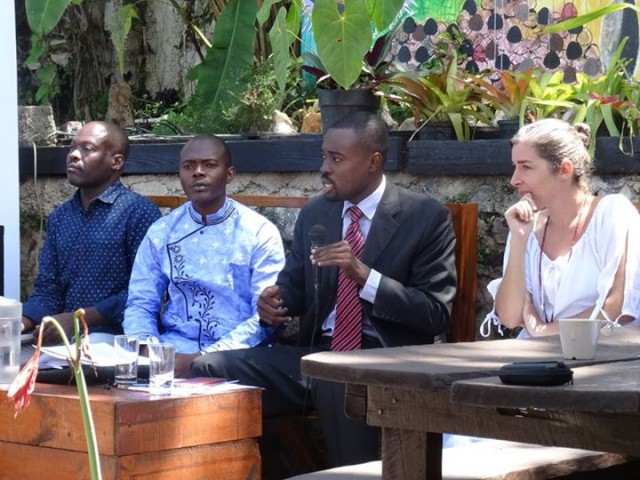 Wilney Taris, mondoblogueur et communicateur au S&eacute;nat de la R&eacute;publique d'Ha&iuml;ti &copy; OIF-BRPC
